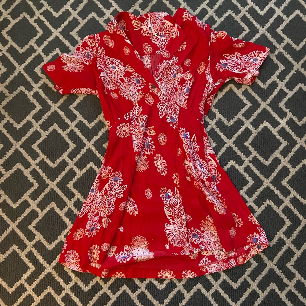 Free People - Floral A-Line Dress